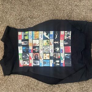 Black Graphic Sweatshirt